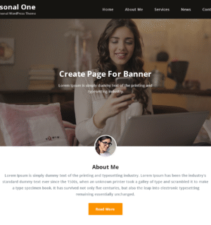 free-personal-one-wordpress-template