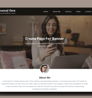 free-personal-one-wordpress-template