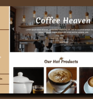 Free Coffee Shop WordPress Theme