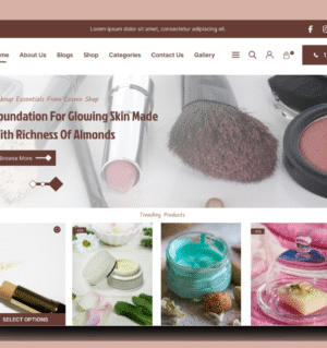 Free Cosmetic WordPress Theme